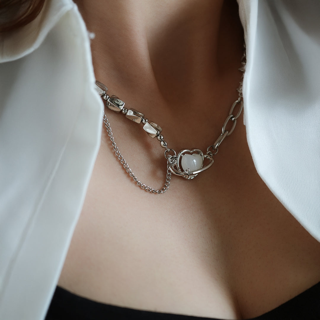 Planet Heart Necklace