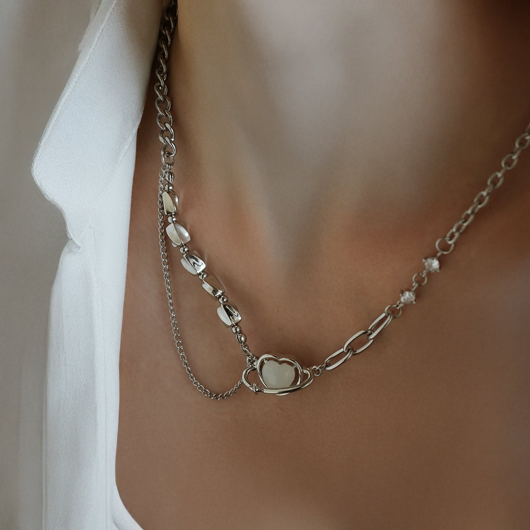 Planet Heart Necklace