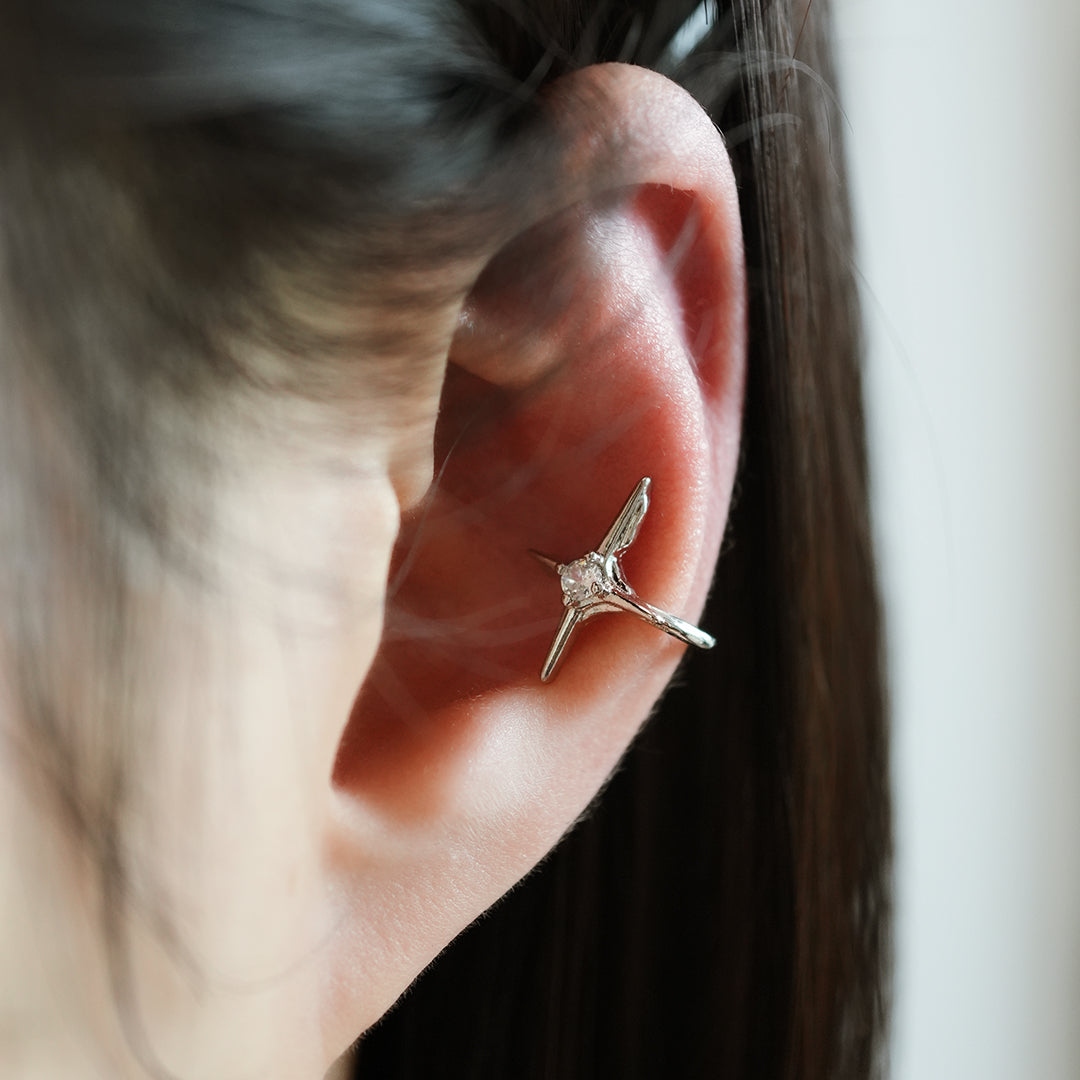 Star of Bethlehem Ear Cuff