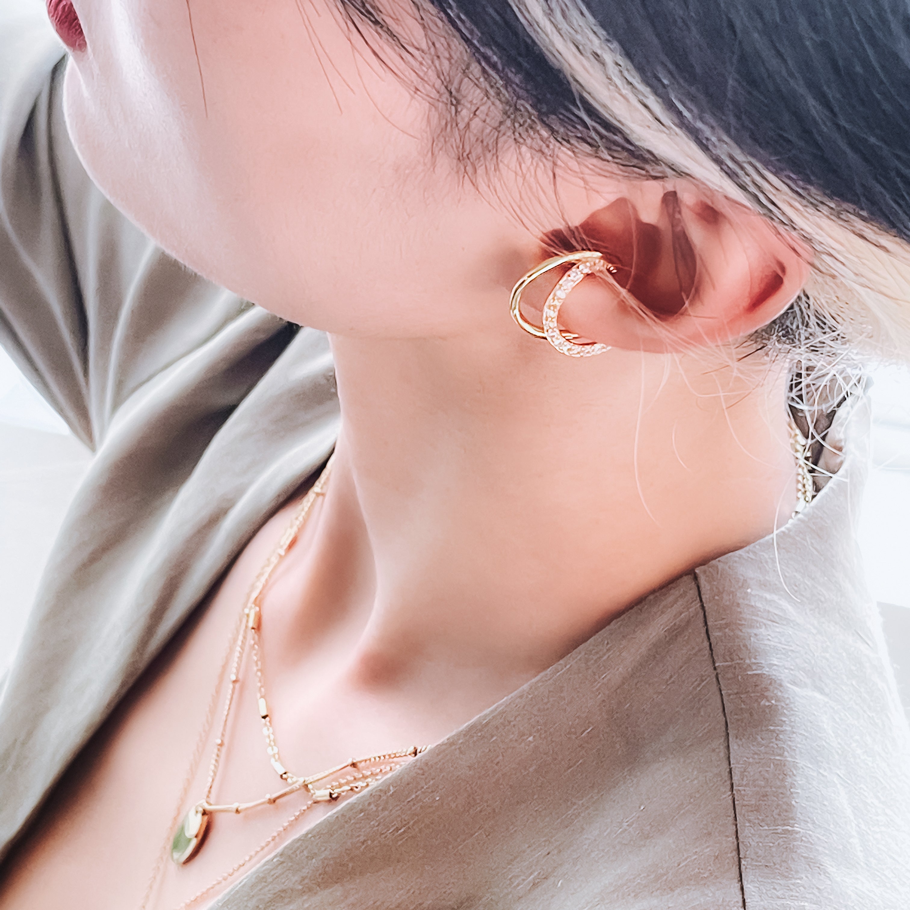 90ninetys, 90ninety’s, ear cuff, wearable art, 無耳洞, 耳扣, 耳骨扣, 耳骨夾, 耳扣專門店, swarovski