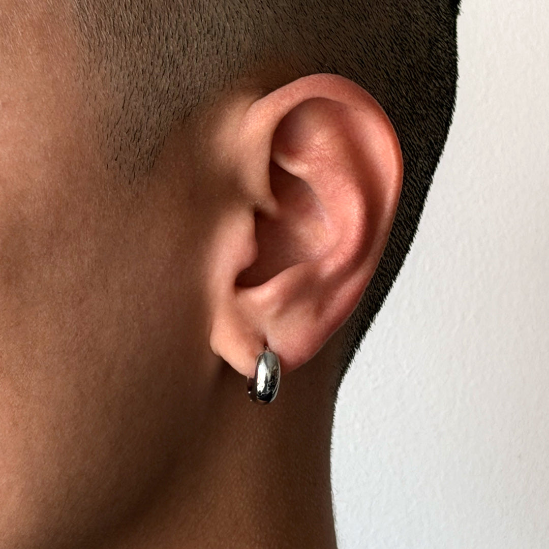 Barrel Hoop Earring