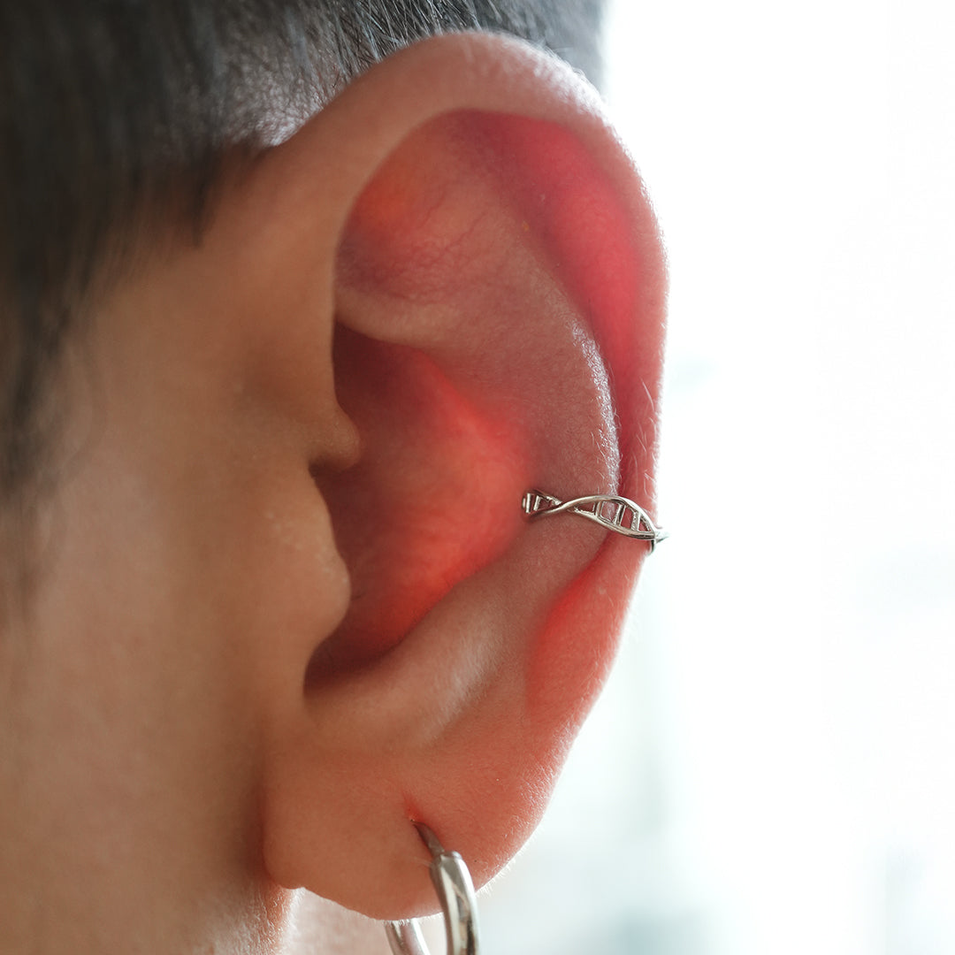 DNA Helix Ear Cuff